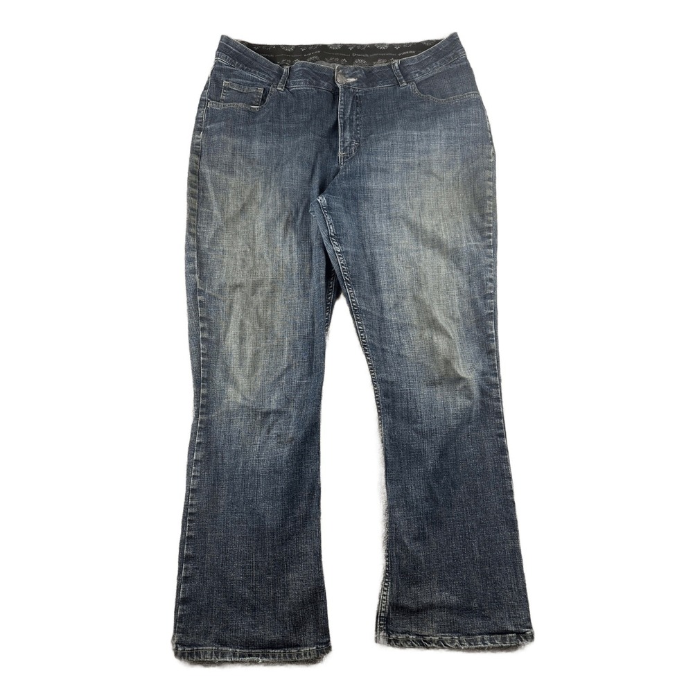 Riders by Lee Jeans Women 18W Blue Midrise Bootcut Stretch Comfort Work Western‎